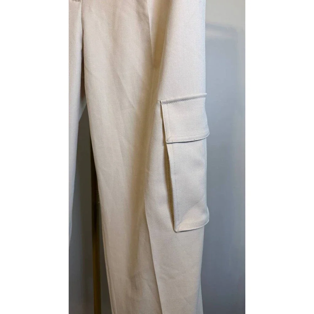 Guess Women’s Eco Matea Perfect Cargo Pants Beige XL $148 NWT - Picture 8 of 8